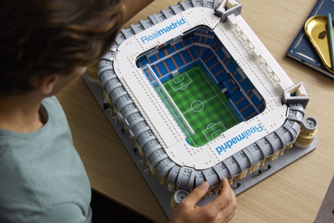 El estadio Santiago Bernabéu, la casa del Real Madrid, ya puede construirse en forma de LEGO