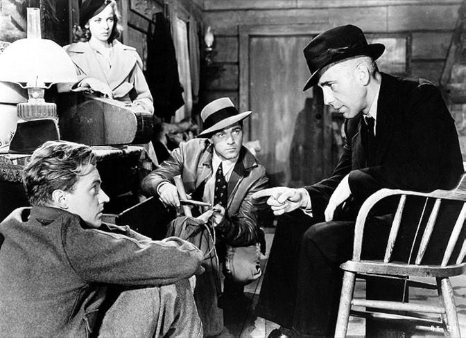 ‘El último refugio’ con Humphrey Bogart interpretando a Roy Earle un gánster romántico