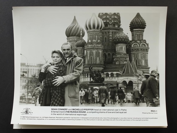‘La casa Rusia’ una historia de espías con los espectaculares Sean Connery y Michelle Pfeiffer